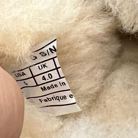 UGG Dakota Brown Suede Shearling Lined Moccasin Slippers Womens 5 - Picture 10 of 12